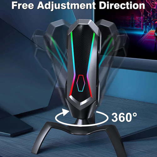 Aula Wind T1 Wired RGB Gaming Microphone Aula Wind T1 Wired RGB Gaming Microphone