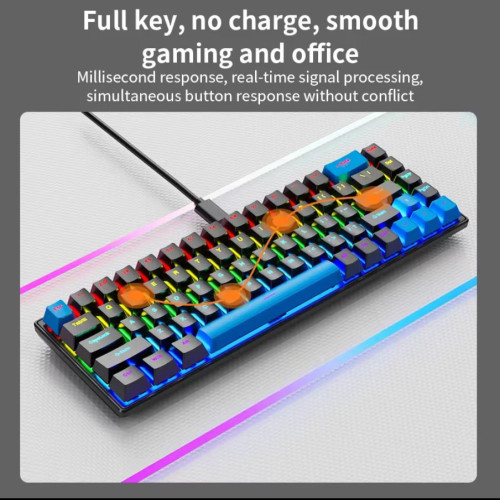 Mechanical Keyboard Skylion K68 - wire