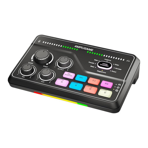 FIFINE AmpliGame SC8 Gaming Audio Mixer (Black)