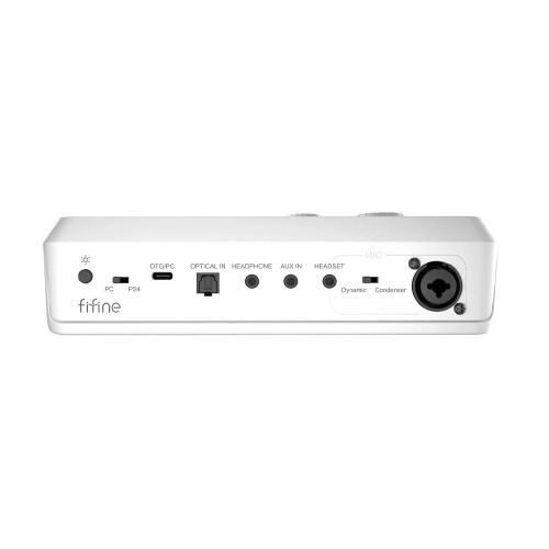 FIFINE AmpliGame SC8 Gaming Audio Mixer (white) FIFINE AmpliGame SC8 Gaming Audio Mixer (white)
