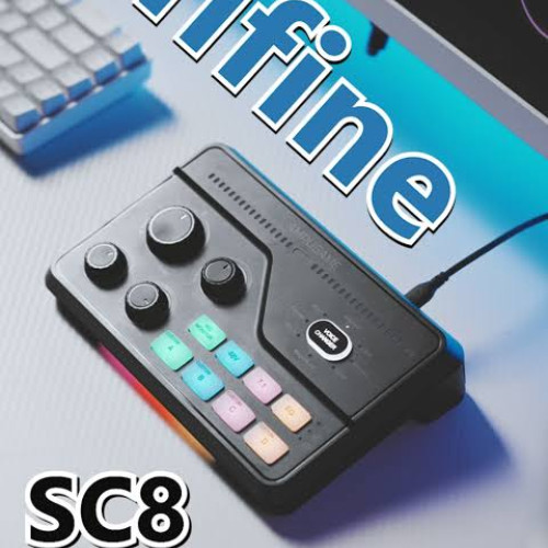 FIFINE AmpliGame SC8 Gaming Audio Mixer (Black) FIFINE AmpliGame SC8 Gaming Audio Mixer (Black)