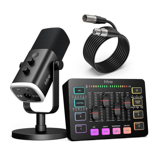 FIFINE AmpliGame KS5 Gaming Kit (Black)