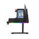 L Shaped RGB Gaming Desk - Black